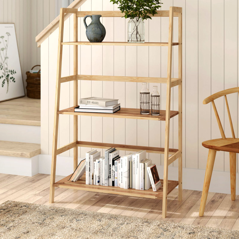 Brambly Cottage Auer Bamboo Freestanding Bookcase & Reviews Wayfair.co.uk